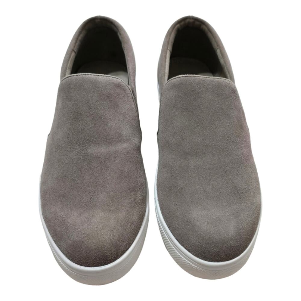 BLONDO Waterproof Beige Suede Slip On Grey Sneakers Women's Size 9